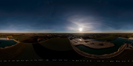 München und die Alpen